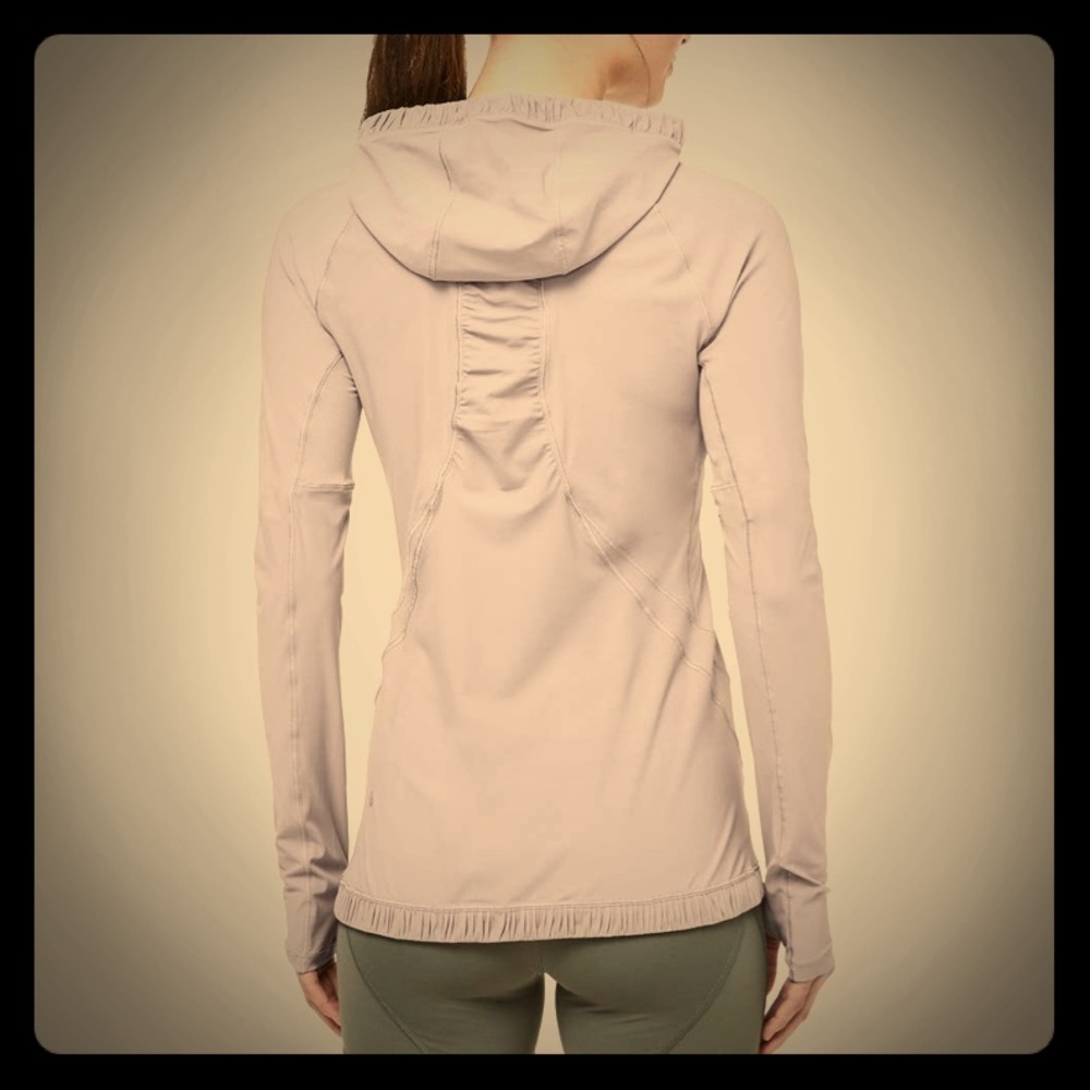 Lululemon water bound hoodie, size 10, taupe